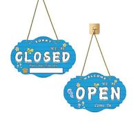 Decor Please Use Other Door Sign, Reversible Double Sided Sign for Business, Office, Stores, Restaurant, PVC Hanging Plaque - Welcome Please Use Side Door With Contact number