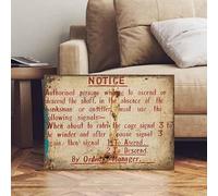 Décor Sign Style Ncb Coal Miner Mining Retro Sign Wall Decor Waterproof Posteration For Dining Room Office Kitchen S