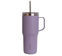 Décor Stainless Steel XL Travel Tumbler Vacuum Insulated for Superior Thermal Performance. Slide Open/Close 2 in 1 Cap for Straw and spout. 24 Hour Cold Rating. Lavender Extra Large 880ml Capacity.