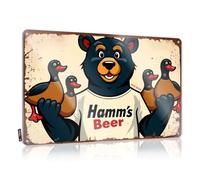 Decor Tapestry Ready To Hang - Hamm's Beer - The Bear With Ducks Bride Gift For Backyard(20X30CM)