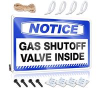 Decor Tinsign Ready To Hang - Notice Gas Shutoff Valve Inside Gift For Chef For Farmhouse(30X40CM)