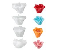 Decor Vase Casting Mold with Small Vessel Styling, Flowers