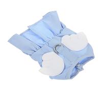 Decor Wedding Guest Dress Girls' Dresses Girl Outfits Tank Top Skirt Girls Clothes Formal Dress Dreses Puppy Summer Pet (blue 37x26x25cm)