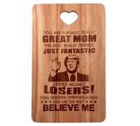 Decor Wooden Christmas Charcuterie Boards Funny Christmas Birthday Gift for Mom Engraved Acacia Wood Cutting Board Unique Mother's Day Gifts Ideas Thanksgiving Xmas Presents Mum Serving Cheese Board
