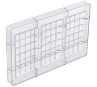 Decora 0050147 100 G BAR Chocolate Mould 3 CAV 127 X 72 X 11 H MM, Policarbonato