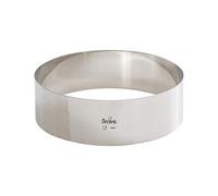 DECORA 0063750 Stainl. Steel Round Shape Ø 22 X H 6 Cm