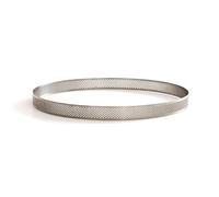 DECORA 0064034 Stainless Steel Perforated Ring Ø 18 X 3,5 H CM, Acciaio INOX, Silver