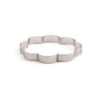 DECORA 0064081 Stainless Steel Micro-Perforated Flower Shape 16 X 16 X 3,5 H CM