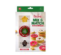 Decora 0255044 Set 4 PCS OX Eye Dough Cutter Christmas