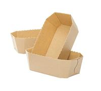 DECORA 0320154 Package 30 Mould Bread in Oven Paper 15.3 X 8.8 X H 6 CM