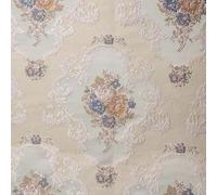 Decora Furnishings Luxurious Woven Jacquard Victorian Floral Damask Design Heavy Fabric for Upholstery Chair Window Treatment Craft - Renaissance Rococo - 54" Width - Fabric by The Metre (Beige)