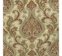 Decora Furnishings Vintage Versailles Damask Design Luxurious Classic Jacquard Fabric Upholstery Cushion Dining Chair Window Treatment Craft Renaissance Rococo Victorian 54" Width by The Yard (Gold)