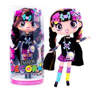 John Adams Decora Girlz | Sticker ‘n’ Style 11" Collectable Fashion Doll - Luna | Doll features over 75 colourful accessories! | Dolls & Accessories | Ages 4+
