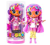 Decora Girlz | Sticker ‘n' Style 11" Collectable Fashion Doll - Sweetie | Doll features over 75 colourful accessories! | Dolls & Accessories |