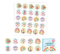 Decorably 1,100 Kindness Stickers for Kids Bulk - 44 Sticker Sheets Be Kind Stickers, Classroom Activities, Positive Reinforcement, Arts & Crafts, Scrapbooking, Gift