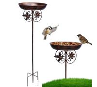 Decoración De Del Baño De Pájaros Desmontable Para El Jardín Del Jardín Del Jardín Del Jardín Afu | Comederos Para Pájaros Para Al Aire Libre - Beaths Para Al Aire Libre Con Estaca De Tierra