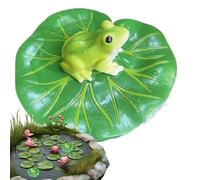 Decoración De Jardín Con Ranas | Estatuas Decorativas para Estanques | Adorno Ranas Exteriores E Interior: Balcón, Entrada, Dormitorio, Sala, Cocina, Acuarios Y Diseño De Paisajes | Figura De Rana De
