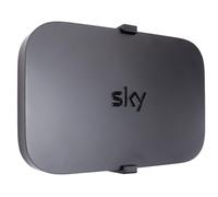 Decoralin Sky Q Mini Box Wall Mount Bracket - Compatible with Sky Q Mini EM150, 32D0xx, 32D1xx - Install Behind TV or on Wall - Space-Saving Holder with Screws & Fixings - Easy, Ventilated Design