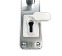 Decoralin Standard Keyhole Draught Excluder Stopper Key Cover Cap Traditional Door Locks (2 Pack)
