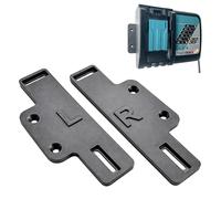 Decoralin Wall Mount for Makita Charger DC18RC, DC18RA, DC18SD, DC18RD - Heavy Duty Holder Bracket, Space Saving Storage, Includes Screws & Plugs