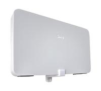 Decoralin Wall Mount for Sky Wifi Max Hub, SR213 SR213A SR203 Broadband Router Bracket, Easy to Install, White, Complete with Screws and Fixings