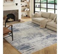 Decoranddecor Abstract Kitchen Rug, 80x150cm - Washable, Low Pile, Pet Friendly, Modern Contemporary Design Bedroom Easy Clean Durable Carpet - Ravine