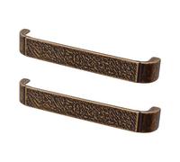 Decoranddecor - Aris Antique Copper D-Shape Kitchen Door Cabinet Cupboard Pull Handles - 160mm - Pair