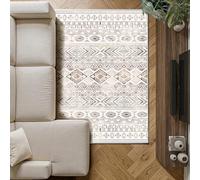Decoranddecor Aztec Rugs Living Room 120x170cm Washable Non-Slip
