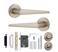 Decoranddecor Bathroom Door Handle - Internal Door Handles - Interior Door Handles For Bathroom Doors - Terra Range