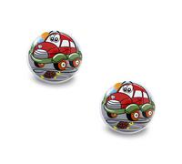 Decoranddecor - Bimba Kids Redcar Ceramic Decorative Cupboard Drawer Knobs Porcelain - Pair