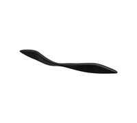 Decoranddecor Brushed Polished Twisted Kitchen Bathroom Cabinet Door Drawer Furniture Handles (160mm Hole Center, Matt Black)