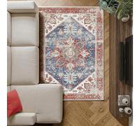 Decoranddecor Distressed Rugs Living Room 120x170cm Washable Non-Slip