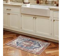 Decoranddecor Distressed Washable Rug 60x90cm Bedroom Bath Non-Slip