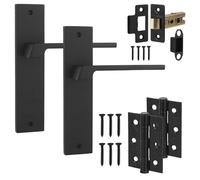 Decoranddecor Door Handle - Internal Door Handles For Wooden Doors - Interior Door Handles With Tubular Latch - Spectra Range