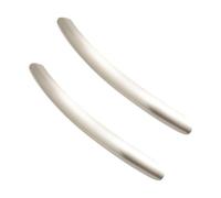Decoranddecor - Frye Brushed Nickel Classic Bow Kitchen Door Handles Sl esign - 288mm - Pair
