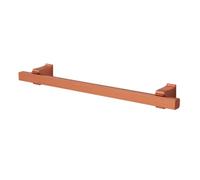 Decoranddecor Galena T-Bar Kitchen Cupboard Handles - Aluminium Square Pulls for Cabinets, Wardrobes, Drawers - Precision-Designed for Modern & Classic Interiors - 128mm Rose