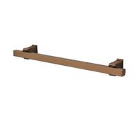 Decoranddecor Galena T-Bar Kitchen Cupboard Handles - Aluminium Square Pulls for Cabinets, Wardrobes, Drawers - Precision-Designed for Modern & Classic Interiors - 160mm Bronze