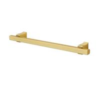 Decoranddecor Galena T-Bar Kitchen Cupboard Handles - Aluminium Square Pulls for Cabinets, Wardrobes, Drawers - Precision-Designed for Modern & Classic Interiors - 192mm Gold