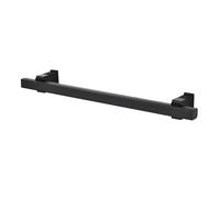 Decoranddecor Galena T-Bar Kitchen Cupboard Handles - Aluminium Square Pulls for Cabinets, Wardrobes, Drawers - Precision-Designed for Modern & Classic Interiors - 224mm Matt Black
