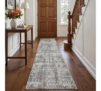 Decoranddecor Hallway Runners, Washable Rugs, Carpet Runner Rug, 60X240Cm, Non-Slip, Pet Friendly, Geometric Rug - Velano