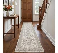 Decoranddecor Hallway Runners, Washable Rugs, Carpet Runner Rug, 60X240Cm, Non-Slip, Pet Friendly, Geometric Rug - Vassia