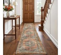Decoranddecor Hallway Runners, Washable Rugs, Carpet Runner Rug, 60X240Cm, Non-Slip, Pet Friendly, Low Pile, Persian Rug - Calmere