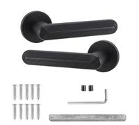 Decoranddecor - Internal Door Handles - Black Door Handle Set - Door Lever Handles - Pair Of Handles - Marin Range