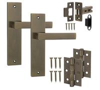Decoranddecor Internal Door Handles - Door Handle Sets - Interior Door Handles Latch And Door Hinge - Lumina Range