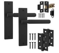 Decoranddecor Internal Door Handles For Wooden Doors - Door Handle Sets - Interior Door Handles Latch And Door Hinge - Hera Range