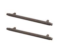Decoranddecor - Kitchen Door Handles - Kitchen Cupboard Handles - Kitchen Handles - Antique Brass - Aurelia - 320mm - Pair
