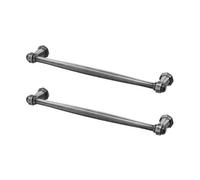 Decoranddecor - Kitchen Door Handles - Kitchen Cupboard Handles - Kitchen Handles - Antique Silver - Ippudo - 160mm - Pair