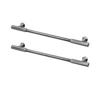 Decoranddecor - Kitchen Door Handles - Kitchen Cupboard Handles - Kitchen Handles - Antique Silver - Veselka - 160mm - Pair