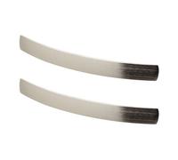 Decoranddecor - Kitchen Door Handles - Kitchen Cupboard Handles - Kitchen Handles - Brushed Nickel - Loch - 224mm - Pair