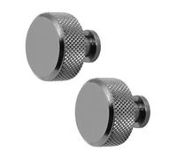 Decoranddecor - Knobs - Cabinet Door Knob - Drawer Knobs - Cupboard Knobs - Polished Nickel Black - Amelia - Pair